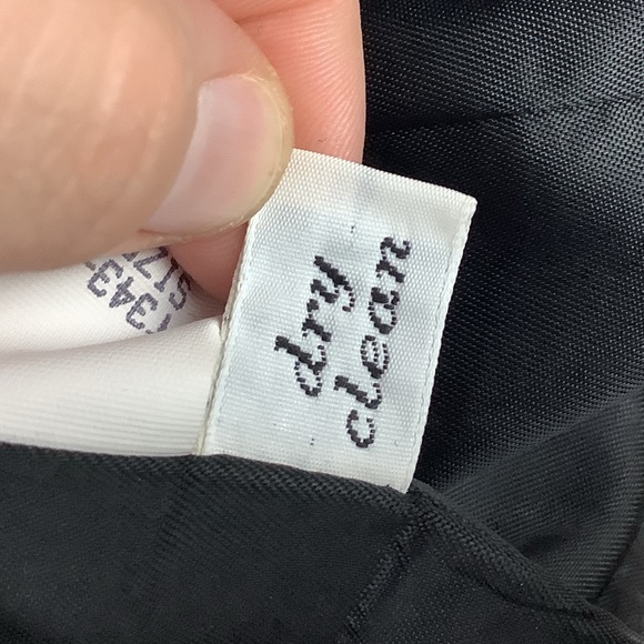 Pendleton Virgin Wool Black Two Button Blazer Size 8 - Picture 4 of 5